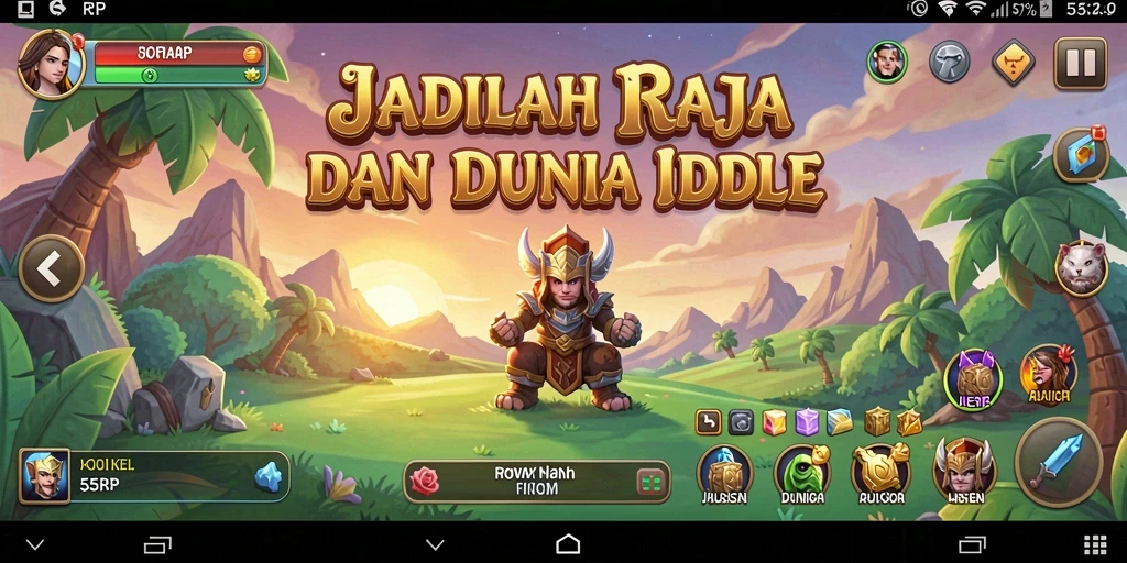 Tampilan gameplay 55RP yang menarik dan penuh warna.