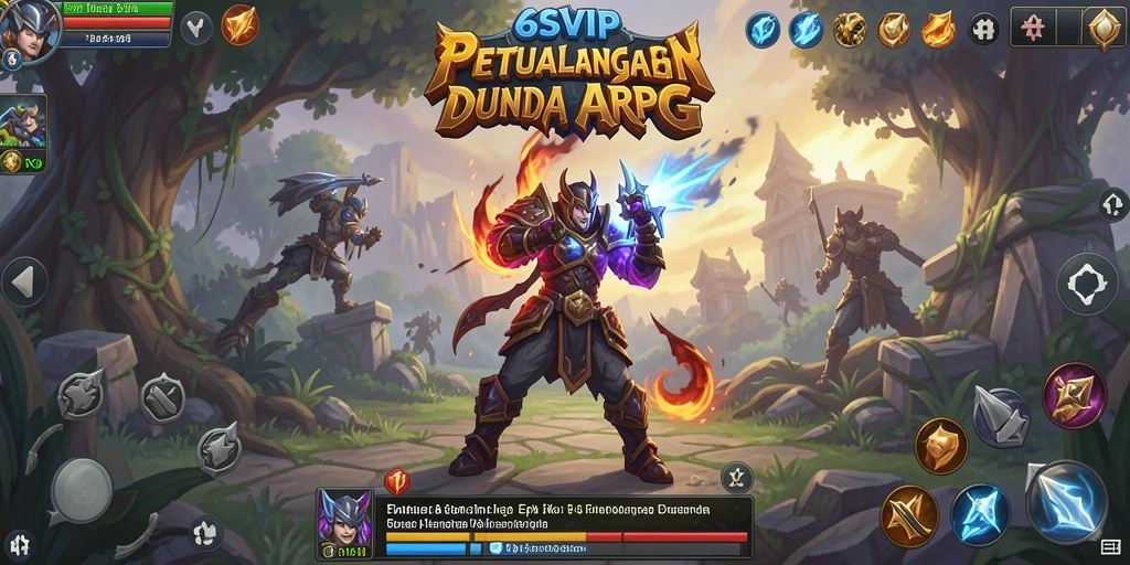 Tampilan gameplay ARPG yang mendebarkan dalam 6SVIP.