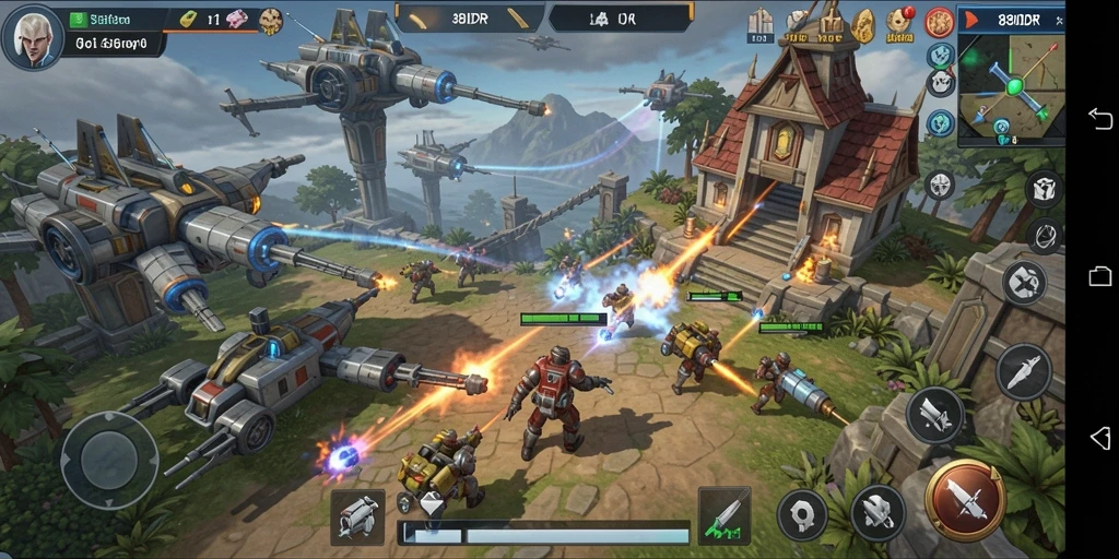 Tampilan gameplay menarik dari 88IDR dengan pertempuran strategis.