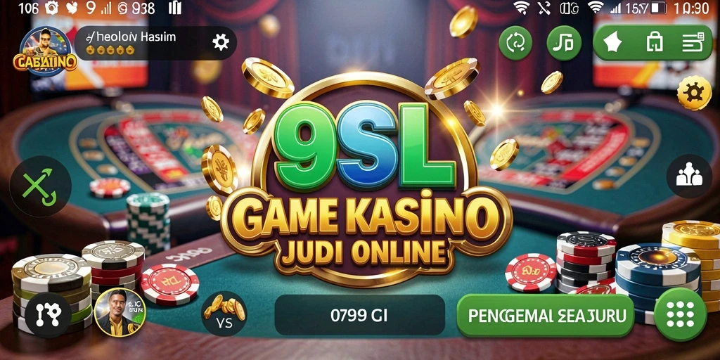 Tampilan gameplay seru dengan grafis Kasino yang menarik.