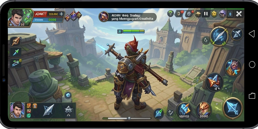 Tampilan gameplay ADAM77 yang penuh strategi dan ketegangan.