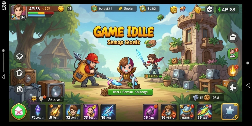Tampilan gameplay dari <strong>API88</strong> menampilkan keseruan manajemen sumber daya.