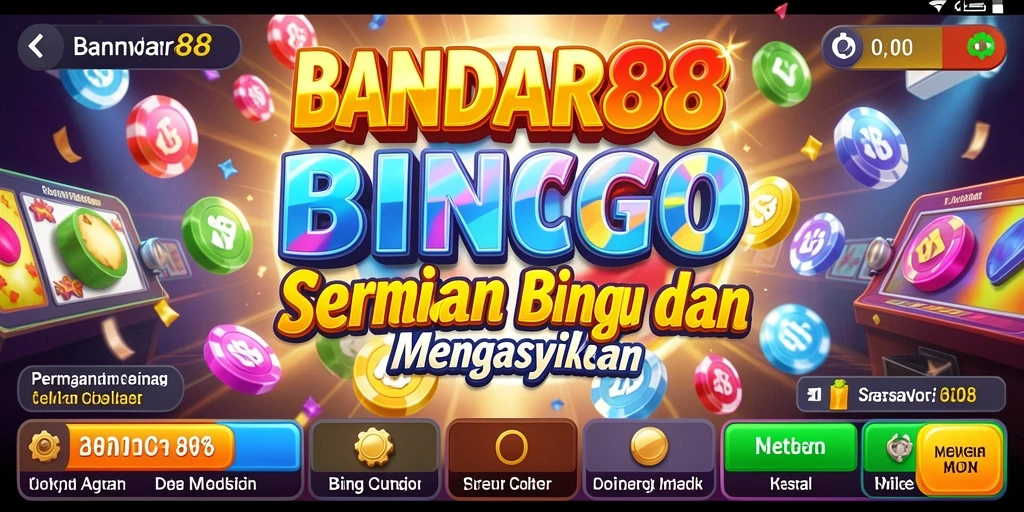 Screenshot utama BANDAR88 menampilkan pemain Bingo yang bersemangat.