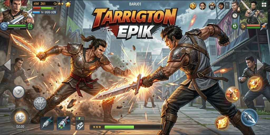 Tampilan seru dari gameplay <strong>BARU01</strong> yang penuh aksi.