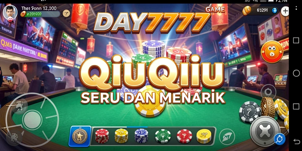 Gameplay QiuQiu yang seru dan kompetitif di DAY777.