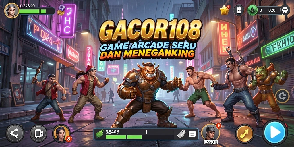 Screenshot GACOR108 menampilkan gameplay yang dinamis dan penuh aksi.