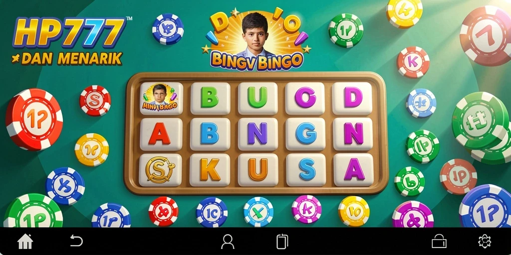 Tampilan gameplay Bingo yang menarik dan interaktif di HP777.