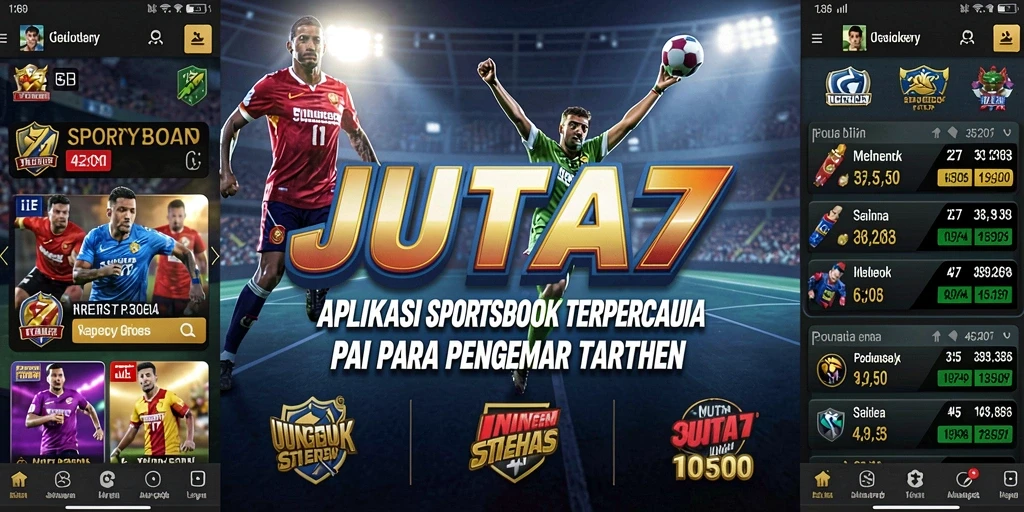Tampilan gameplay menarik dari aplikasi Sportsbook JUTA7.