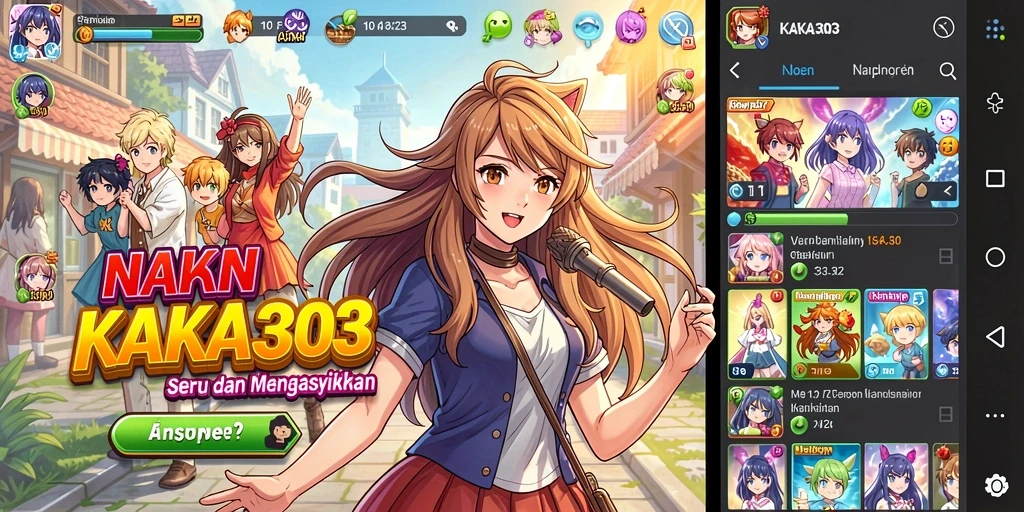 Tampilan gameplay menarik di KAKA303 dengan karakter Anime yang dinamis.