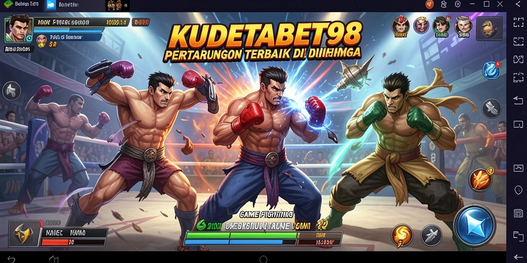 Tampilan gameplay dari KUDETABET98 yang seru dan menegangkan.