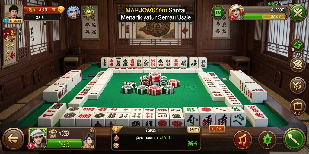 Tampilan gameplay seru dalam MAHJONG500 yang memikat.