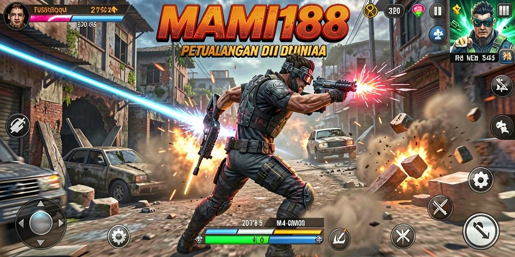 Tampilan aksi seru dalam gameplay MAMI188 yang memukau.