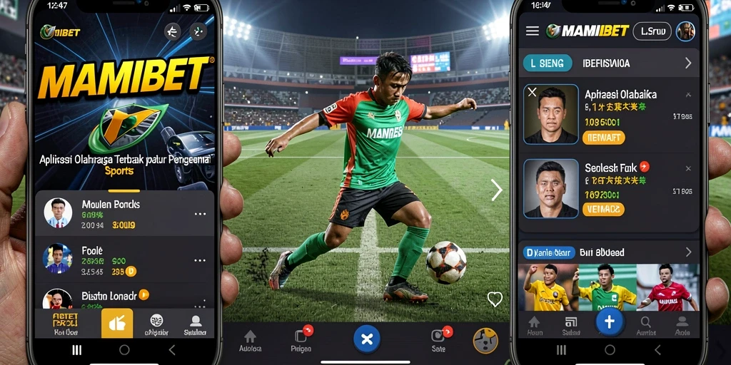 Screenshot MAMIBET menampilkan gameplay menarik dan fitur olahraga.