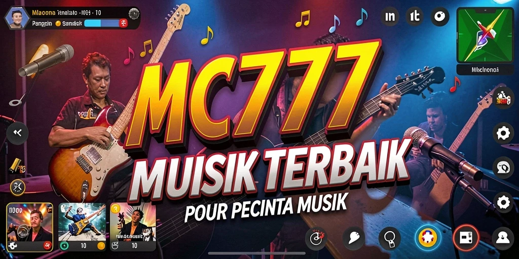 Gameplay MC777 yang seru dan mendebarkan dengan berbagai lagu.