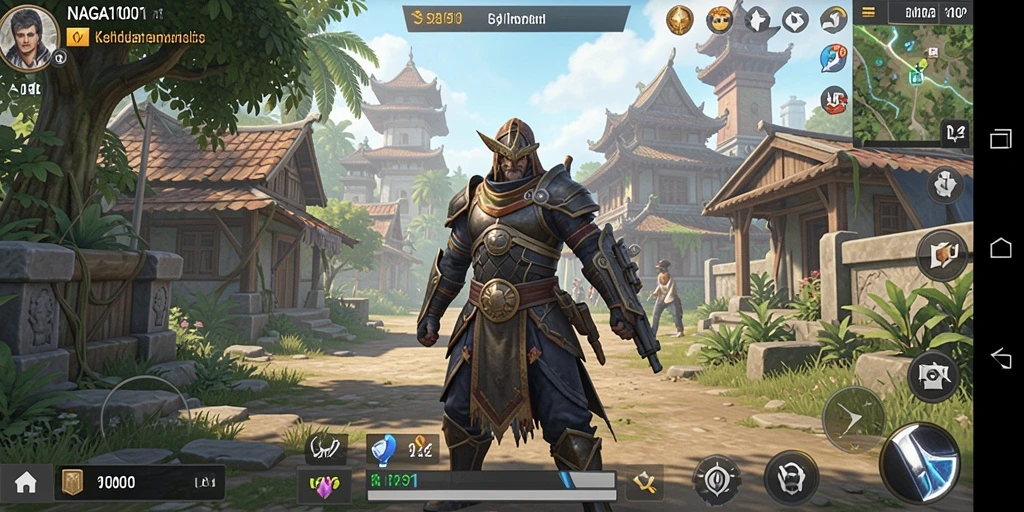 Screenshot NAGA1001 menampilkan gameplay interaktif yang seru.