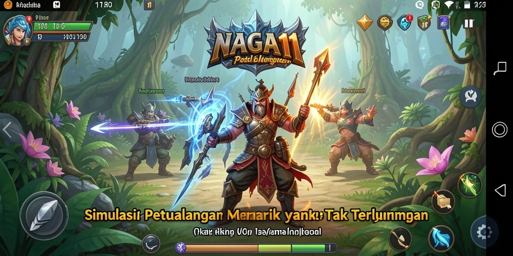Tampilan menarik dari gameplay NAGA11 dalam simulasi yang mendalam.