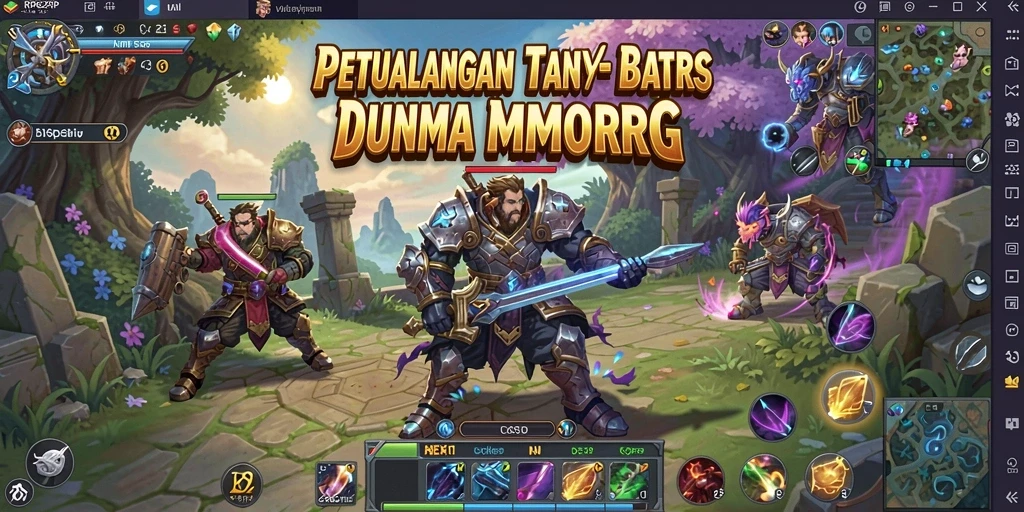 Gameplay seru dan interaktif dari RP62RP di dunia MMORPG.
