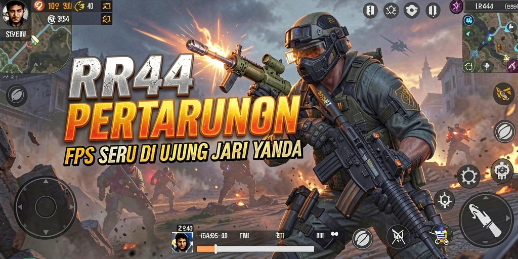 Tampilan aksi mendebarkan dari gameplay RR44.