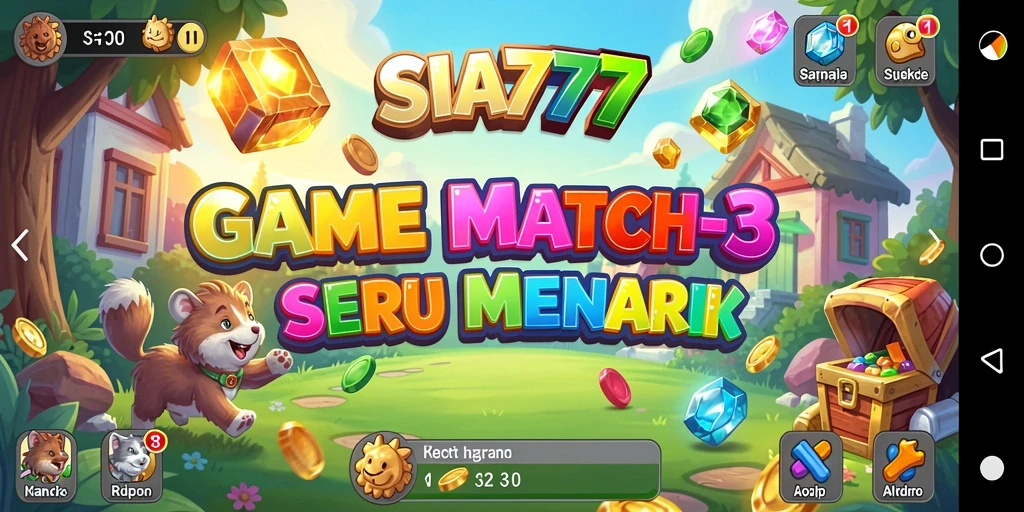 Gameplay menarik di SIA777 dengan kombinasi warna cerah.
