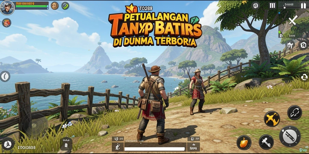 Tangkapan layar menampilkan momen eksplorasi di dunia terbuka TO288.