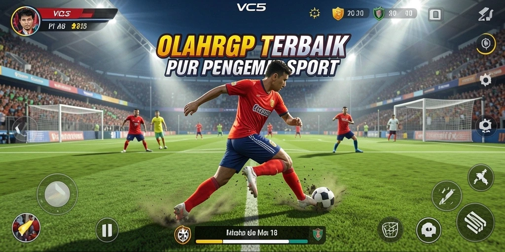 Tampilan menarik dari gameplay olahraga di VC5.